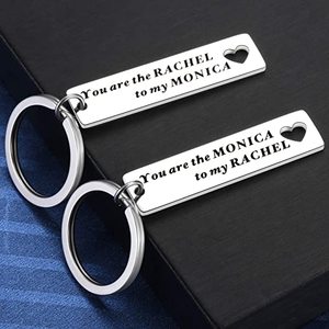 2 Llaveros de You Are the <span class=keywords><strong>Monica</strong></span> to My Rachel, Regalo para Amigos, Divertido Regalo para Fanáticos del Programa de Televisión <span class=keywords><strong>Friends</strong></span> - Product Image 3