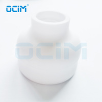 Tasse de soudage à l'argon blanc en céramique Tig 10 #12 #14 #16 #20 # pour WP9/17/18/20/26 différentes tailles fournitures de soudage et de soudage