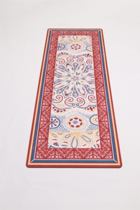 Tapis de yoga en daim et caoutchouc antidérapant, écologique, pour la maison, le sport et le Pilates, impression personnalisée, tapis de yoga en microfibre et caoutchouc - Product Image 4