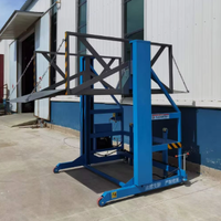 Plateforme de chargement mobile hydraulique à long plateau 1600x2600mm, élévateur de palettes 3 tonnes avec chaîne 1244