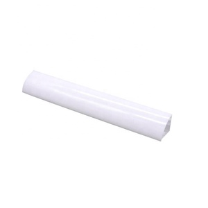 Suministro de fábrica personalizado blanco LED plástico extrusión perfil pantalla Led difusor cubierta plástico Profil luz Profil - Product Image 2