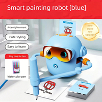 Robot de Peinture Automatique pour Enfants avec Stylos Colorés, Jouet Intelligent pour Enfants, Machine Éducative de Dessin par Insertion de Cartes