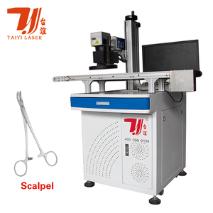 Titan hợp kim y tế surgerial dao kẹp kéo sợi Laser đánh dấu máy - Product Image 1