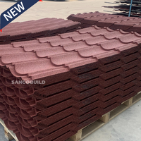 Afrique du Sud Zambie Nouveaux matériaux de construction Tôles de toiture Tuiles Harvey Tuiles en aluminium composite Elite Tuiles de toiture revêtues de pierre