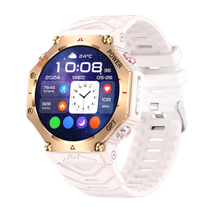 Reloj Inteligente Deportivo para Exteriores KC91, Resistente al Agua 3ATM, Asistente de Voz, Monitoreo de Salud, Batería de 530 mAh, Reloj Inteligente con GPS y Linterna - Product Image 3