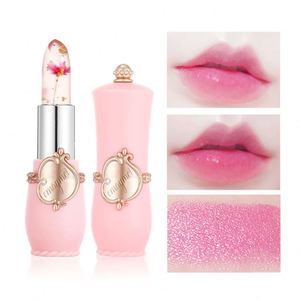 Flower Nude Matte Lipstick Transparent Lip Balm Discolor Lip Stick <strong>Rossetto</strong> Opaco Nudo Waterproof Jelly Crystal Lipstick - Product Image 4