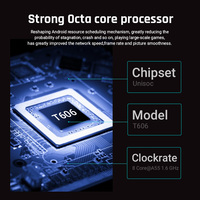 Teléfono inteligente 4G de 6,7 pulgadas Android 14 CPU T606 Octa-Core 4 + 64GB 5000mAh Carga rápida 16MP + 48MP Cámara HD 720X1612 Teléfono móvil