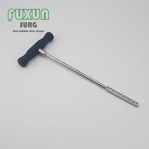 Set endoskopi Portal Unilateral ortopedi Premium untuk operasi tulang belakang kayu 8mm Reamer tulang belakang dengan dial Manual - Product Image 1