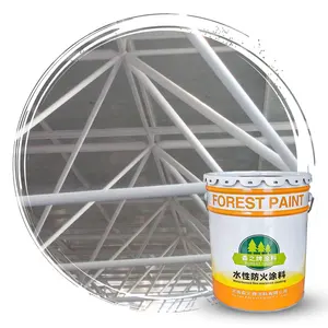 Peinture ignifuge intumescente anti-corrosion pour la protection contre l'incendie des structures en acier, revêtement ignifuge à usage professionnel