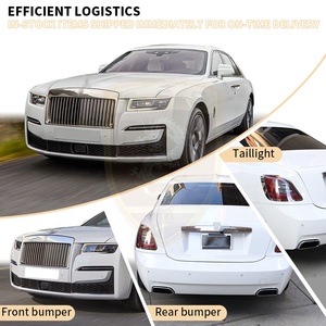 For <strong>Rolls</strong> <strong>Royce</strong> Ghost Old to New 4th Generation Conversion <strong>Body</strong> <strong>Kit</strong> Front Bumper Headlights Side Skirts Exhaust Tips Taillights - Product Image 4