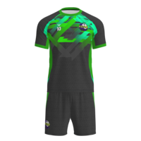 Jersey Sepak Bola Polyester Semua Jenis Kelamin, Cepat Kering, Bernapas, untuk Latihan Kebugaran Luar Ruangan