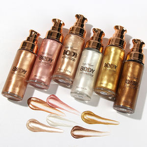 Масло-шиммер для тела под собственной торговой маркой: стойкий сияющий жидкий хайлайтер, низкий MOQ, индивидуальный логотип, легкое, гладкое, сияющее, оптом - Product Image 6