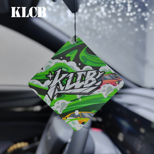 Tablette parfumée suspendue pour voiture KLCB Enlever les odeurs de voiture Parfum longue durée Tablette de désodorisant pour voiture - Product Image 3