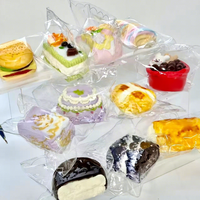 Pinch Family Squishy Taba Squishy Ore Jouet anti-stress à pincer, Squishy en forme de sandwich et de biscuit simulés