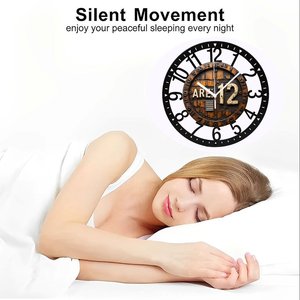 <span class=keywords><strong>Horloge</strong></span> <span class=keywords><strong>murale</strong></span> circulaire en fer de 25 cm <span class=keywords><strong>pour</strong></span> ateliers avec message créatif - Product Image 6