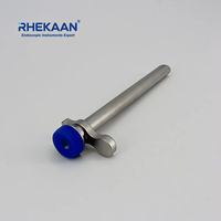 Cannule de travail pour instruments d'endoscopie vertébrale Uniportal manuelle en acier inoxydable pour discectomie interlaminaire
