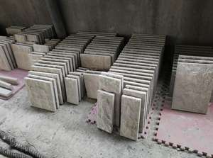 Carreaux de pierre calcaire naturelle beige du Portugal à surface brisée, durables et résistants à l'eau, pour murs extérieurs et escaliers - Product Image 6