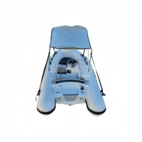 Bateau de pêche semi-rigide Norvège 10FT Mini Rib300 avec coque en fibre de verre et flotteurs Orca Hypalon/PVC