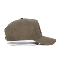 Op Maat Gemaakte Mode Lederen Patch Logo Baseballpet Groothandel Hoge Kwaliteit Reclame 5 Panel Gorras
