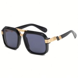 Gafas de Sol de Piloto Cuadradas con Logotipo Personalizado, Estilo Vintage 2025, Montura Grande, Protección UV400, para Hombre y Mujer - Product Image 1
