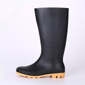 Botas de Lluvia de PVC Negras Tiger Master al por Mayor, Impermeables, Antideslizantes, Ligeras, Antiestáticas, para Jardín y Granja, OEM - Product Image 2