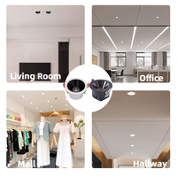OKELI Mini Spot LED de plafond pour intérieur 10 Watt, Spot LED 7W pour la photographie