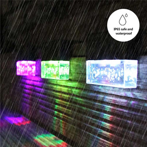 Hàng Rào Cầu Thang LED Tấm Năng Lượng Mặt Trời Ấm Áp Màu Trắng/Nhiều Màu Trang Trí Đèn Ngủ Sân Vườn Ngoài Trời - Product Image 2