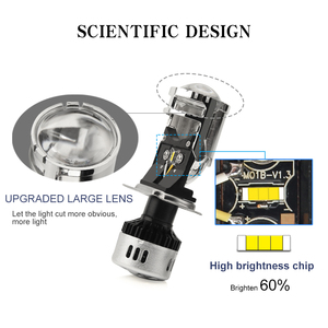 Nouveau style DOT E-mark Hi Lo Beam <span class=keywords><strong>Auto</strong></span> <span class=keywords><strong>LED</strong></span> Lighting 20000 lumens, sans erreur Canbus Y8 H4 Ampoules <span class=keywords><strong>LED</strong></span> - Product Image 2