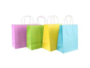 Shoes Clothing Shopping Kraft Paper Bag Custom Printed Wholesale Gift Paper Bag With Handle - Product Image 5