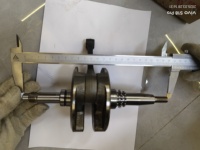 Usine de pièces de moteur de vilebrequin de moto, vente en gros de vilebrequins de moto d'origine en acier de qualité pour TNT150