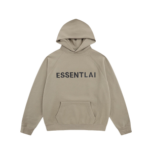 Sudadera con Capucha Oversize para Hombre US Fashion Essentials, 100% Algodón French Terry, Estilo Casual Urbano, Color Blanco Otoñal - Product Image 1