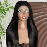 Pelucas de Cabello Humano con Cierre de Encaje 5x5 al por Mayor para Mujeres, Grado 12A, Cabello Virgen Crudo con Cutícula Alineada, 200% de Densidad, Peluca con Cierre de Encaje HD
