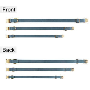 <span class=keywords><strong>Collar</strong></span> de perro de cuero genuino de alta calidad ajustable, <span class=keywords><strong>Collar</strong></span> de perro de cuero impermeable personalizado de lujo con Hardware de aleación - Product Image 3