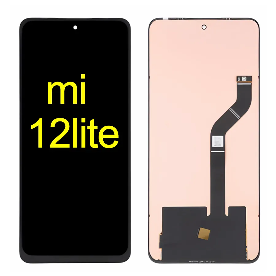 for Xiaomi 12lite Digitizer Full Assembly Repair Parts Touch Screen Replacement For Xiaomi Mi 12 Lite LCD Display Screen