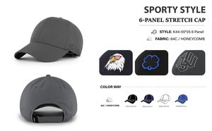 Casquette de baseball unisexe haut de gamme à 6 panneaux en sergé 100 % coton, fabriquée par un fabricant de premier plan, avec logo brodé personnalisé et élastique de haute qualité - Product Image 3