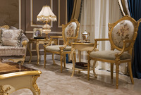 Tables console de style français pour meubles de salon avec peinture en bois massif Sculpture de luxe Armoire console faite à la main
