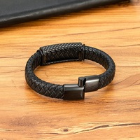 XILIANGFEIZI 2026 Nouveau Bracelet en Cuir et Acier Inoxydable Tendance Unique pour Hommes Accessoires Vente en Gros
