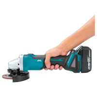 Meuleuse d'angle électrique sans balais Makita DGA504 18V haute puissance, kit d'outils rechargeable, machine à polir, machine à couper