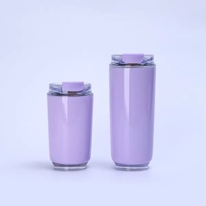 Vente en gros d'usine - Tasse à café isotherme à couvercle coulissant magnétique, double paroi en acier inoxydable 304, anti-fuite, logo personnalisé, best-seller en Europe et en Amérique - Product Image 5