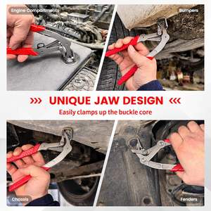 Alicates para clips <span class=keywords><strong>de</strong></span> coche, herramienta <span class=keywords><strong>de</strong></span> extracción <span class=keywords><strong>de</strong></span> clips <span class=keywords><strong>de</strong></span> panel, alicates para quitar clips <span class=keywords><strong>de</strong></span> automóvil para sujetadores <span class=keywords><strong>de</strong></span> plástico automotrices y pasadores <span class=keywords><strong>de</strong></span> empuje <span class=keywords><strong>de</strong></span> molduras <span class=keywords><strong>de</strong></span> puerta - Product Image 5