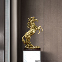 Figurine de cheval en résine faite à la main et peinte à la main, nouvelle grande décoration, cadeau de vacances, marque LQ, vente en gros d'usine