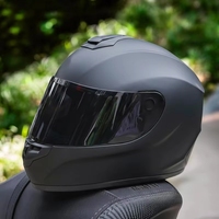 Casque de moto intégral unisexe pour hommes et femmes, durable, sûr, à visière teintée, très vendu