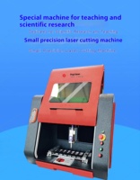 Machine de découpe laser à fibre mini de bureau - Refroidie par eau, découpeuse automatique de tôles CNC, nouveaux composants HIWIN WSX, DWG, facile à utiliser