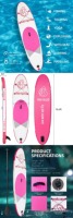 Planche de paddle gonflable (SUP) Stock Shridinlay 10'6'' avec certification CE, accessoires inclus, poids max. 150 kg, aileron unique