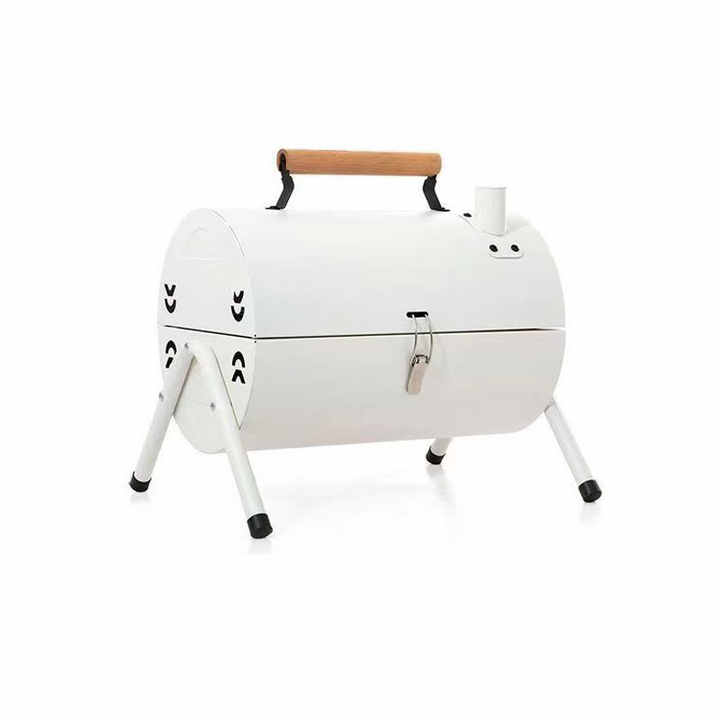 Zogifts Top Vanzare Portabil pliabil cu doua fete Soba de fum cu carbune de uz casnic gratar de camping in aer liber