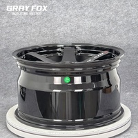 GRAYFOX Jantes Concaves Noires Brillantes Personnalisées 19 20 21 Pouces 5x120 5x112 5x114.3 Forgées pour Nissan 370Z Subaru Infinitini Q50
