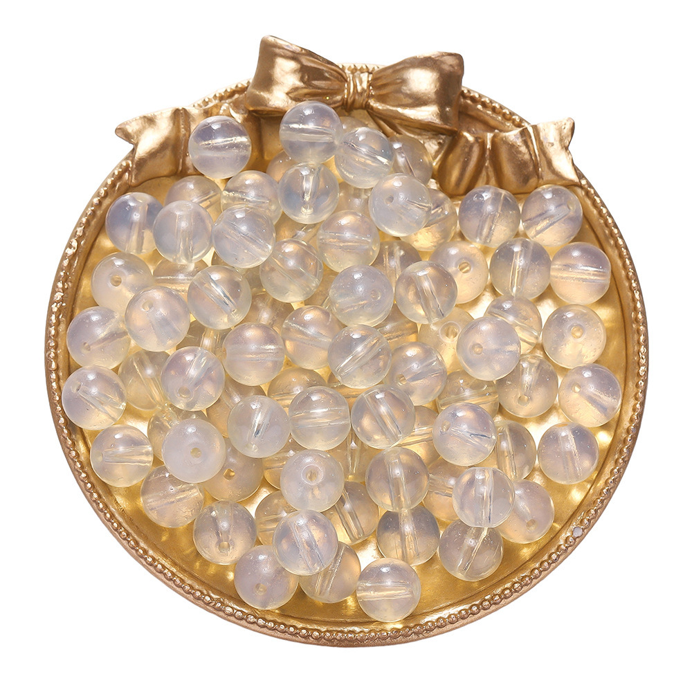 Verre opale bicolore - blanc
