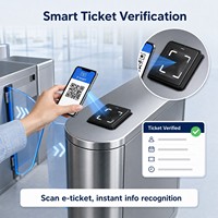Module de lecture de codes QR, lecteur de contrôle d'accès, lecteur de codes-barres intégré, lecteur NFC RFID, système de contrôle d'accès pour tourniquet, porte d'ascenseur