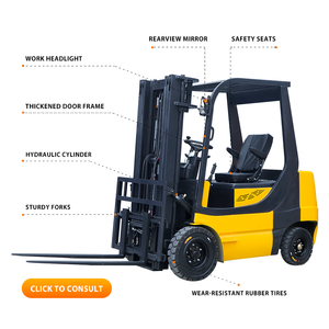 משלוח מהיר להגיע מלגזות 3 טון מנוגד מלגזה חשמלי מלגזה מלגזה סוללה למכירה - Product Image 5