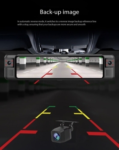سيارة لاسلكية جديدة أندرويد شاشة لمس IPS أوتوماتيكية كاميرا لوحة عدادات 4K + P + P + up + من خلال رصد مخاطر الرؤية الليلية - Product Image 5